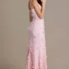 Aurelia versierde korsetjurk in babyroze