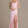 Aurelia versierde korsetjurk in babyroze