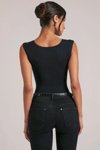 Ayla body with sweetheart neck in black