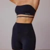 Bandeau-bh met gekruiste bandjes in het zwart