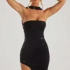 Belgravia versierde bandeau maxi-jurk in zwart