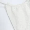 Bosa bikinibroekjes met trekkoord in broderie anglaise in wit