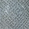 Callie minijurk met versierde bubbelzoom in zilver