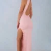 Cataleya Modal halternek maxi-jurk in blushroze