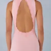 Cataleya Modal halternek maxi-jurk in blushroze
