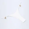 Cebu Charm-Detail string bikinibroekje in wit