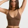Chunky gebreide tanktop in Coco