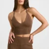 Chunky gebreide tanktop in Coco