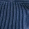 Chunky gebreide tanktop in gewassen marineblauw