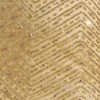Constance versierde maxi-jurk met col en lage rug in goud
