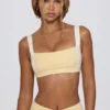 Contrast sportbeha in Lemon Marl