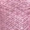 Cosette Top met asymmetrische sjaaldetails en versieringen in roze