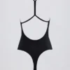 Cut-out body in zwart