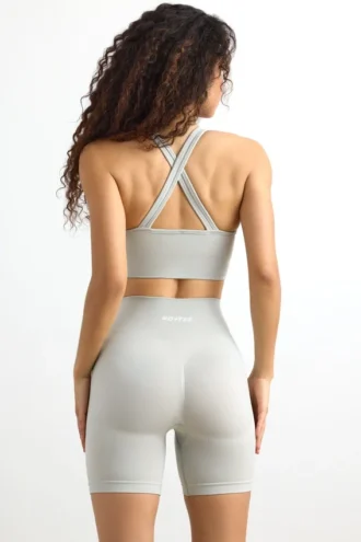 Define Luxe fietsbroek met hoge taille in Fog