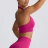 Define Luxe halternek sportbeha in Berry