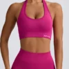Define Luxe halternek sportbeha in Berry