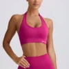 Define Luxe halternek sportbeha in Berry
