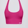 Define Luxe halternek sportbeha in Berry