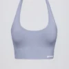 Define Luxe halternek sportbeha in blauwgrijs