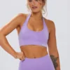 Define Luxe halternek sportbeha in lila