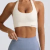 Define Luxe halternek sportbeha in wit