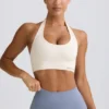 Define Luxe halternek sportbeha in wit