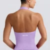 Define Luxe haltertop in lila