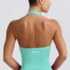 Define Luxe haltertop in mint