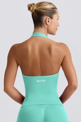 Define Luxe haltertop in mint