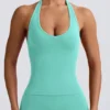 Define Luxe haltertop in mint