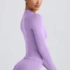 Define Luxe jasje met ritssluiting in lila