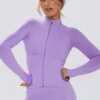Define Luxe jasje met ritssluiting in lila