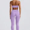 Define Luxe legging met hoge taille in lila