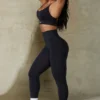 Define Luxe legging met hoge taille in zwart