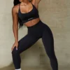 Define Luxe legging met hoge taille in zwart