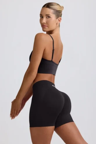 Define Luxe minishorts in zwart