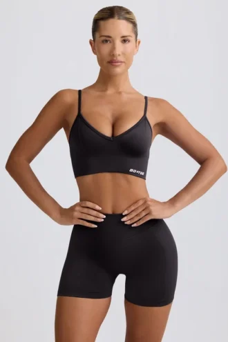 Define Luxe minishorts in zwart