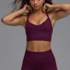 Define Luxe Multiway-sportbeha in Grape