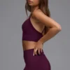 Define Luxe Multiway-sportbeha in Grape