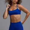 Define Luxe multiway sportbeha met open rug in Royal Blue