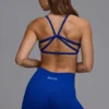 Define Luxe multiway sportbeha met open rug in Royal Blue
