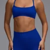 Define Luxe multiway sportbeha met open rug in Royal Blue