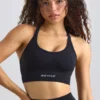Define Luxe sportbeha met bandjes in zwart