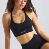 Define Luxe sportbeha met bandjes in zwart