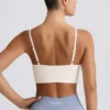 Define Luxe sportbeha met V-hals in wit