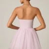 Dottie Tule Corset Minijurk in Lila
