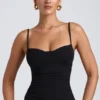 Esme Modal gerimpelde gelaagde tanktop in zwart Esme Modal gerimpelde gelaagde tanktop in zwart