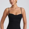 Esme Modal gerimpelde gelaagde tanktop in zwart Esme Modal gerimpelde gelaagde tanktop in zwart
