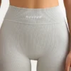 FlexiRib-legging met hoge taille in grijs