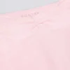 Geborstelde jersey legging met ruches en middelhoge taille in lichtroze gemêleerd